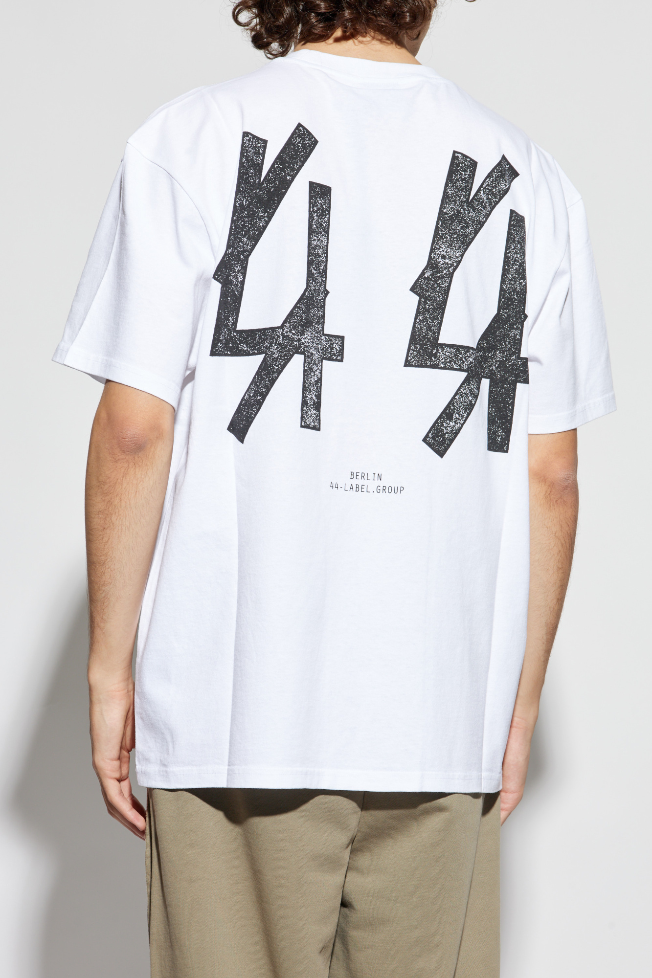 White T-shirt with logo 44 Label Group - Vitkac AS